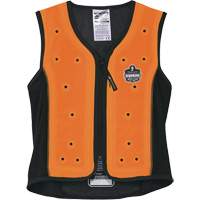Veste de refroidissement &eacute;vaporatif Chill-Its 6685 avec fermeture &agrave; glissi&egrave;re, Moyen, Orange Northern Industrial Supply Inc.