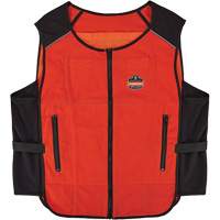 Veste de refroidissement &agrave; changement de phase l&eacute;g&egrave;re avec sachets de recharge Chill-Its 6260, Petit/Moyen, Orange Northern Industrial Supply Inc.