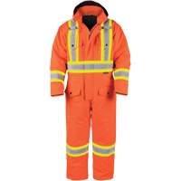 High-Visibility Lined Canvas Overalls, Small, High Visibility Orange Northern Industrial Supply Inc.