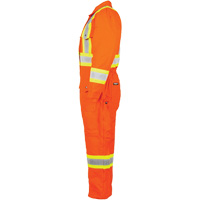 High-Visibility Lined Canvas Overalls, Small, High Visibility Orange Northern Industrial Supply Inc.