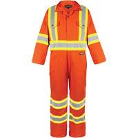 Combinaison non doubl&eacute;e haute visibilit&eacute;, Petit, Orange haute visibilit&eacute; Northern Industrial Supply Inc.