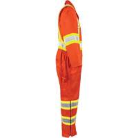 Combinaison non doubl&eacute;e haute visibilit&eacute;, Petit, Orange haute visibilit&eacute; Northern Industrial Supply Inc.