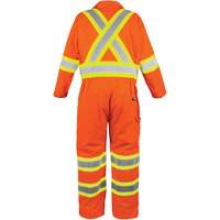 Combinaison non doubl&eacute;e haute visibilit&eacute;, Petit, Orange haute visibilit&eacute; Northern Industrial Supply Inc.