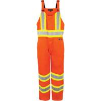 Salopette non doubl&eacute;e haute visibilit&eacute;, T-petit, Orange haute visibilit&eacute; Northern Industrial Supply Inc.