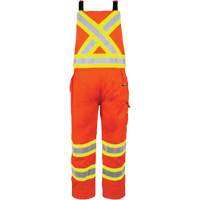 Salopette non doubl&eacute;e haute visibilit&eacute;, T-petit, Orange haute visibilit&eacute; Northern Industrial Supply Inc.