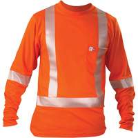 T-shirt &agrave; manches longues, Petit, Orange Northern Industrial Supply Inc.