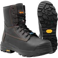 Bottes de travail Metpro Flex avec protecteur m&eacute;tatarsien, Cuir, Taille 4, Imperm&eacute;able Northern Industrial Supply Inc.