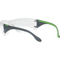 Lunettes de s&eacute;curit&eacute; gris/vert Adapt Lite, Lentille Transparent, Antibu&eacute;e/Anti-&eacute;gratignures, ANSI Z87+/R&eacute;pond ou surpasse la norme CSA Z94.3 Northern Industrial Supply Inc.