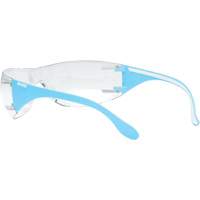 Lunettes de s&eacute;curit&eacute; bleu/blanc Adapt Lite, Lentille Transparent, Antibu&eacute;e/Anti-&eacute;gratignures, ANSI Z87+/R&eacute;pond ou surpasse la norme CSA Z94.3 Northern Industrial Supply Inc.