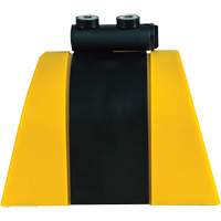 HAZLOK Safety Barrier System, Plastic, Magnetic Mount, 30', Black and Yellow Tape Northern Industrial Supply Inc.
