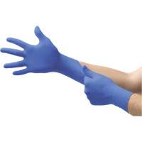 MICROFLEX N21 Disposable Gloves, 6.5/7/Small, Nitrile, 4.7-mil/5.5-mil, Powder-Free, Cobalt, Class 2 Northern Industrial Supply Inc.
