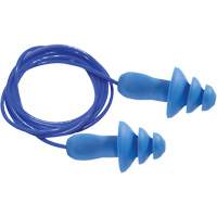 SEALTEC TipGrip Blue 100% Metal Detectable Reusable Earplugs, Corded, One-Size, Bulk - Box, 26 dB NRR dB Northern Industrial Supply Inc.