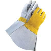 Soudeur doubl&eacute; avec poignet de 5", Cuir de vache refendu, Taille Taille unique Northern Industrial Supply Inc.