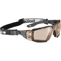 Lunettes de s&eacute;curit&eacute; RUSH+ 2.0 XP avec monture noire et grise, M/G, Lentille Cuivre, Antibu&eacute;e/Anti-&eacute;gratignures, ANSI Z87+ Northern Industrial Supply Inc.