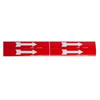 Arrow Pipe Marker, Self-Adhesive, 1-1/8" H x 7" W, Black on Yellow Northern Industrial Supply Inc.