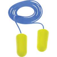 Bouchons d'oreilles n&eacute;on jaune E-A-Rsoft, Vrac - Sac en poly, Avec cordon Northern Industrial Supply Inc.