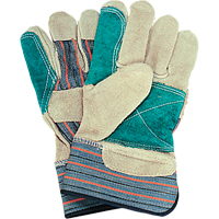 Gants d'ajusteur avec paume double, Grand, Paume en Cuir de vache refendu, Doublure en Coton Northern Industrial Supply Inc.