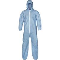 Pyrolon&reg; Plus 2 FR Coveralls, Small, Blue, FR Treated Fabric Northern Industrial Supply Inc.