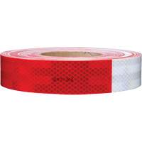 3M Scotchlite Diamond Grade Conspicuity Sheeting Series 985, 2" W x 12" L, Red & White Northern Industrial Supply Inc.