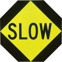 Double-Sided "Stop/Slow" Traffic Control Sign Northern Industrial Supply Inc.