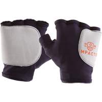 Palm/Side Fingerless Protection Gloves - Right, X-Small, Suede Palm, Slip-On Cuff Northern Industrial Supply Inc.