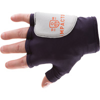 Palm/Side Fingerless Protection Gloves - Right, X-Small, Suede Palm, Slip-On Cuff Northern Industrial Supply Inc.