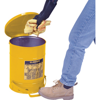 Contenants pour d&eacute;chets huileux, Homologu&eacute; FM/List&eacute; UL, 21 gal. US, Jaune Northern Industrial Supply Inc.