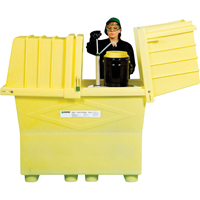 Poly-Safeypacks&reg; Plus Without Drain, 60.25" L x 34.5" W x 64" H, 1200 lbs. Load Capacity Northern Industrial Supply Inc.