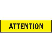 Ruban pour barricade, Bilingue, 3" la x 200' lo, 3 mils, Noir sur jaune Northern Industrial Supply Inc.