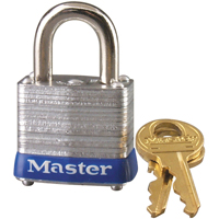 Padlock, Silver, Keyed Alike, Laminated Steel, 1-1/8" Width Northern Industrial Supply Inc.