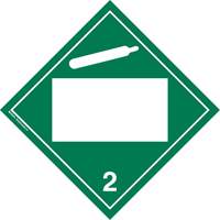 Plaque-&eacute;tiquette TMD gaz non toxique, Plastique Northern Industrial Supply Inc.