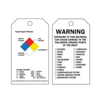 &eacute;tiquettes auto-plastifiantes du droit &agrave; l'information, Polyester, 3" la x 5-3/4" h, Anglais Northern Industrial Supply Inc.