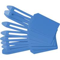 &eacute;tiquettes de cadenassage vierges en plastique, Plastique, 3-1/4" la x 5-4/5" h, Vierge Northern Industrial Supply Inc.