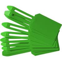 &eacute;tiquettes de cadenassage vierges en plastique, Plastique, 3-1/4" la x 5-4/5" h, Vierge Northern Industrial Supply Inc.