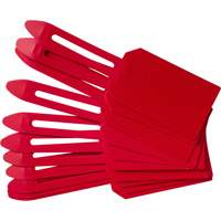 &eacute;tiquettes de cadenassage vierges en plastique, Plastique, 3-1/4" la x 5-4/5" h, Vierge Northern Industrial Supply Inc.