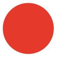 Round Write-On Labels, Circle, 1.5" L x 1.5" W, Red Northern Industrial Supply Inc.