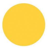 Round Write-On Labels, Circle, 1.5" L x 1.5" W, Yellow Northern Industrial Supply Inc.