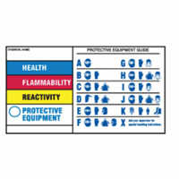 &eacute;tiquettes de protection pour &eacute;quipement, Polyester, Feuille, 5" lo x 3" la Northern Industrial Supply Inc.