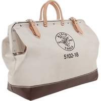 Sac &agrave; outils robuste de 18", Toile, 1 pochettes, Beige Northern Industrial Supply Inc.