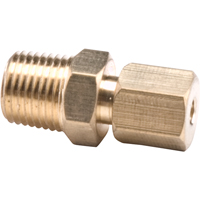 Compression Connectors - Tube to Male Pipe, 3/16" x 1/8" Northern Industrial Supply Inc.