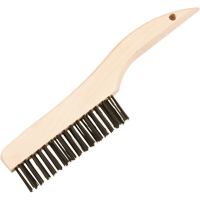 Shoe Handle Scratch Brushes, Steel, 4 x 16 Wire Rows, 10" Long Northern Industrial Supply Inc.
