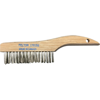 Shoe Handle Scratch Brushes, Stainless Steel, 4 x 16 Wire Rows, 10" Long Northern Industrial Supply Inc.