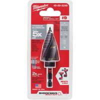 Foret &eacute;tag&eacute; #9 Shockwave Impact Duty, 7/8" - 1-1/8", Incr&eacute;ments de 1/4", Titane Northern Industrial Supply Inc.
