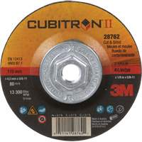 Disque de coupe et de meulage &agrave; changement rapide Cubitron II, 4-1/2" x 1/8", Arbre de 5/8"-11, Type 27, C&eacute;ramique Northern Industrial Supply Inc.