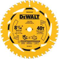 Cross Cutting Circular Saw Blade, 8-1/4", 40 Teeth, Wood Use Northern Industrial Supply Inc.