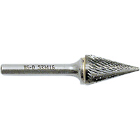 Fraise conique M4-D JET-KUT, 3/8" dia., 1/4" Tige, 5/8" Prof. de la coupe Northern Industrial Supply Inc.