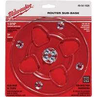 Clear 7" Diameter 1-3/16" Center Hole Sub-Base Northern Industrial Supply Inc.