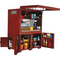 Boîtes pour bureaux sur le chantier