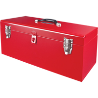 ATB100 Portable Tool Box with Metal Tool Tray, 8-3/4" D x 21" W x 9" H, Red Northern Industrial Supply Inc.