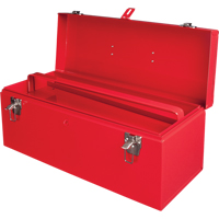 ATB100 Portable Tool Box with Metal Tool Tray, 8-3/4" D x 21" W x 9" H, Red Northern Industrial Supply Inc.